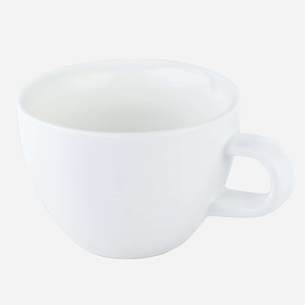 220ml Thick Body Ceramic Coffee Cups For Flat White Latte Cup