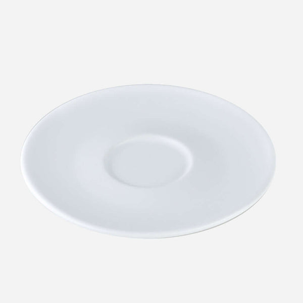 Crema Matte White Universal Saucer Set of 6