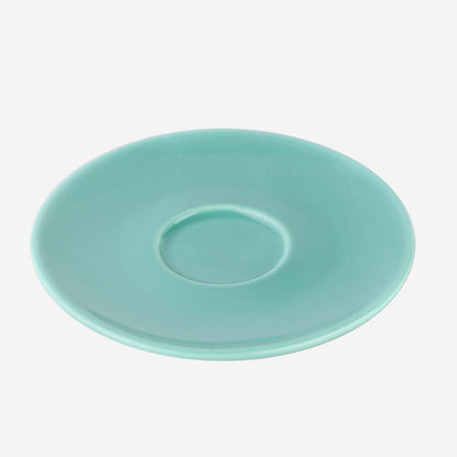 Crema Teal Espresso Saucer Set of 6